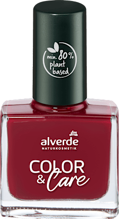 Nagellack Color & Care 200 Red Wine alverde NATURKOSMETIK