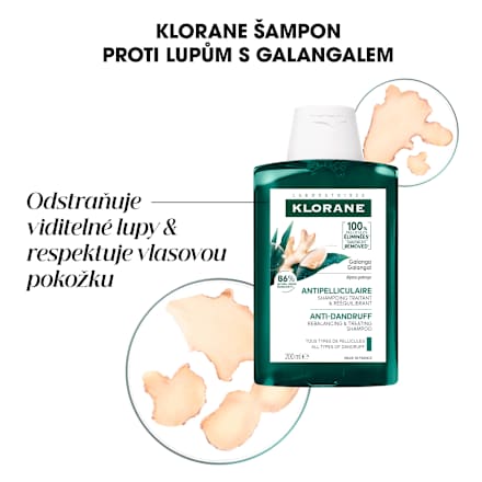 šampon proti lupům Galangal KLORANE
