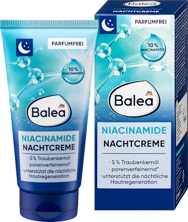 Noćna krema za lice s niacinamidom Balea