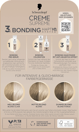 Haarfarbe 11-11 Ultra-Helles Titanblond Schwarzkopf CREME SUPREME
