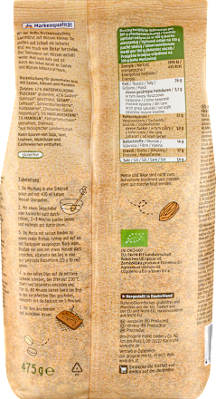 Semiačkový chlieb s orechmi, zmes na pečenie dmBio