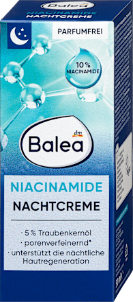 Nočna krema za obraz z niacinamidom  Balea