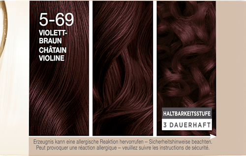 Haarfarbe 5-69 Violettbraun Schwarzkopf CREME SUPREME