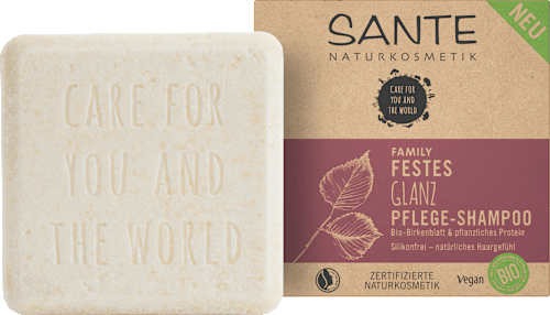 Festes Shampoo Glanz Bio-Birkenblatt & Pflanzliches Protein Santé naturally.