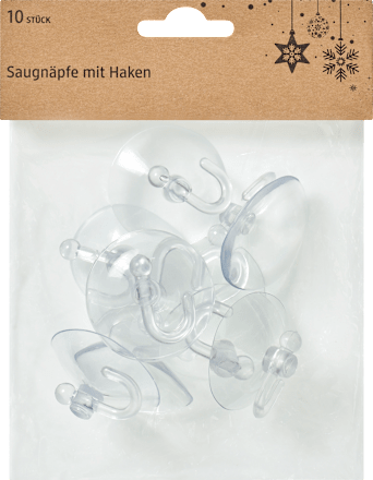 Saugnäpfe mit Haken, groß Dekorieren & Einrichten