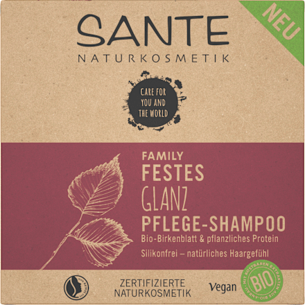 Festes Shampoo Glanz Bio-Birkenblatt & Pflanzliches Protein Santé naturally.