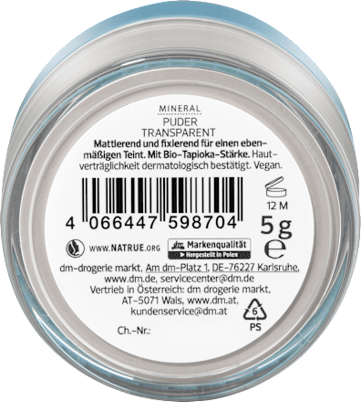 Mineralni puder – transparentni alverde NATURKOSMETIK
