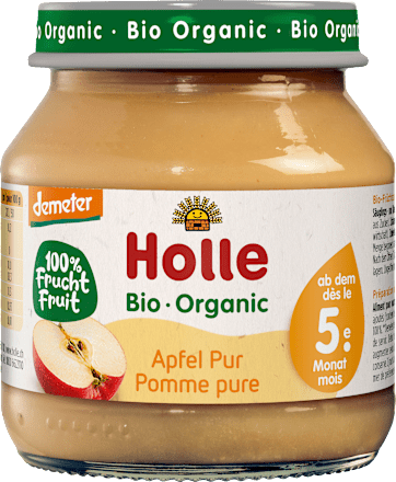 Früchte Apfel pur nach dem 4. Monat Holle