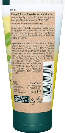 Pflegedusche Lebensfreude, Reisegröße Kneipp