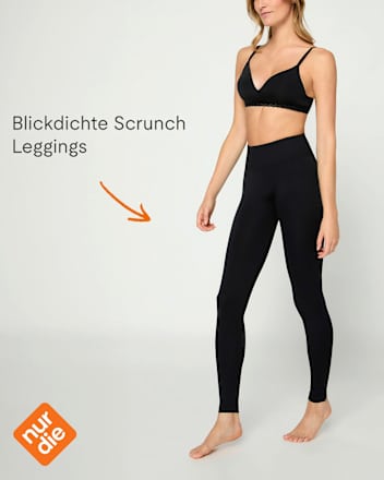 Leggings Scrunch schwarz Gr. 36/38 nur die