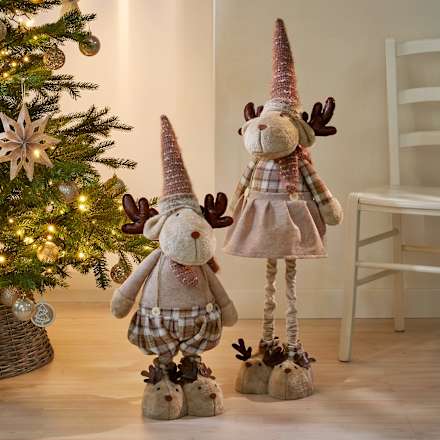 Stoffelch mit Ausziehbeinen bis 110 cm, Junge, braun BOLTZE