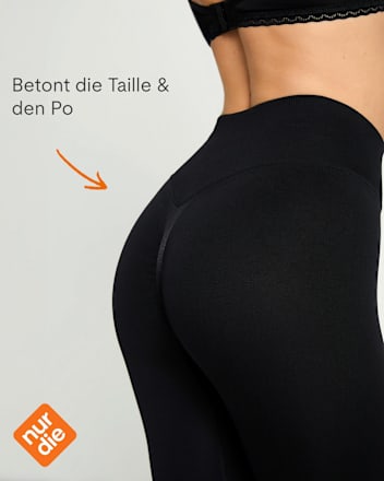 Scrunch Leggings schwarz Gr. 32/34 nur die