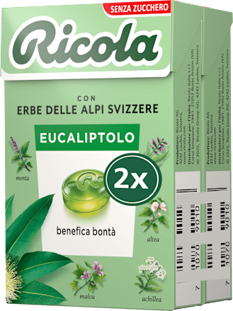Caramelle Eucaliptolo confezione doppia Ricola