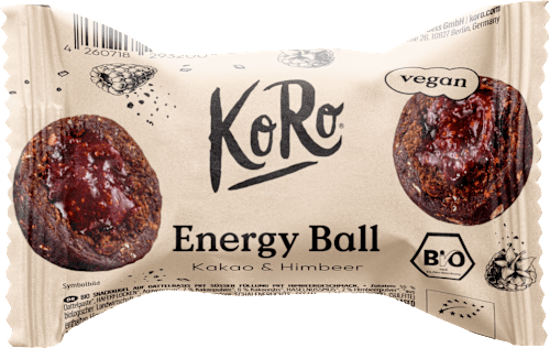 Energy ball biologica al cacao e lampone  KoRo
