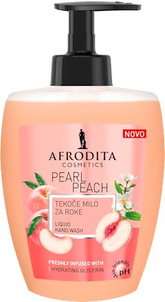 Tekoče milo za roke Pearl Peach AFRODITA