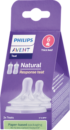 Cumeľ Natural Response s prietokom č. 6 na kašu PHILIPS AVENT