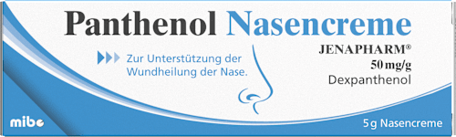 Panthenol Nasencreme JENAPHARM 50mg/g, Wirkstoff: Dexpanthenol JENAPHARM