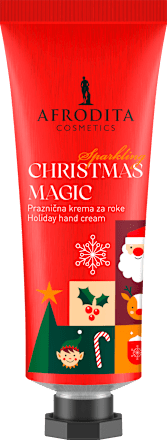 Praznična krema za roke Sparkling Christmas Magic AFRODITA