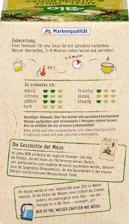 Tisana bio Mela, menta e citronella dmBio