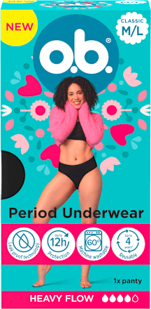 menstruační kalhotky, velikost M/L o.b.