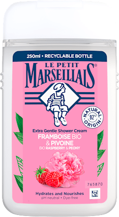 sprchový gel bio malina & pivoňka LE PETIT MARSEILLAIS
