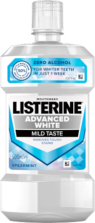ústní voda Advanced White Mild Taste Listerine