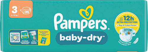 Windeln Baby Dry Gr. 3 Midi (6-10 kg)  Pampers baby-dry