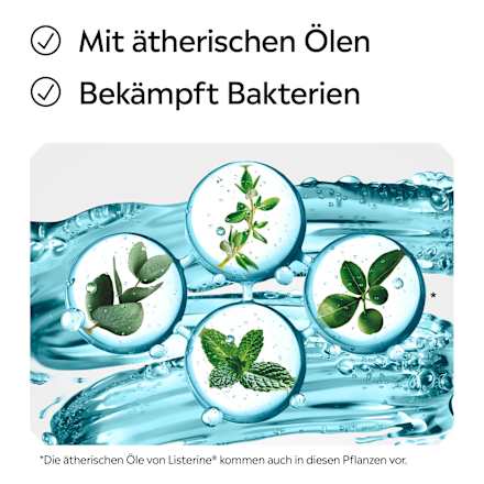 Mundspülung Cool Mint milder Geschmack Listerine
