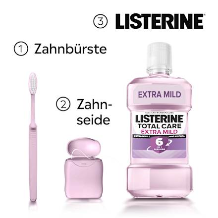 Mundspülung Total Care  Extra Mild  Listerine