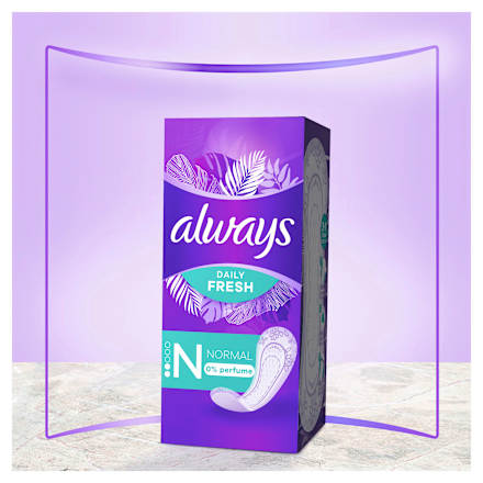 Slipeinlagen Daily Fresh Normal ohne Duft, Big Pack always