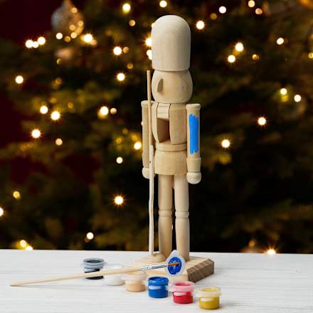 Nussknacker zum bemalen, Pinienholz Dekorieren & Einrichten