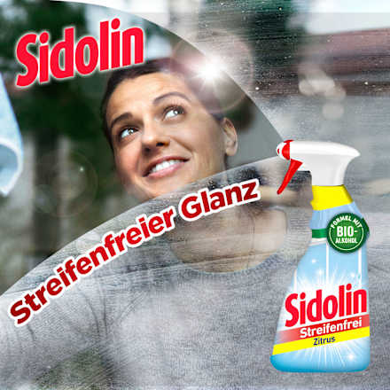 Glasreiniger Zitrus  Sidolin