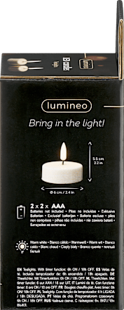 LED Teelichter mit Timer, maxi, warmweiß Dekorieren & Einrichten