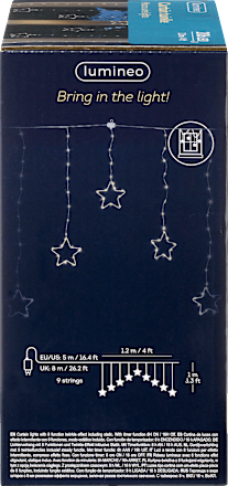 LED Lichtervorhang, Micro Sterne mit Timer, warmweiß (260 er) Dekorieren & Einrichten