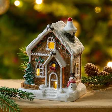 LED Lebkuchenhaus, Poly Dekorieren & Einrichten