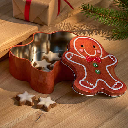 Metalldose, Lebkuchenmännchen Dekorieren & Einrichten