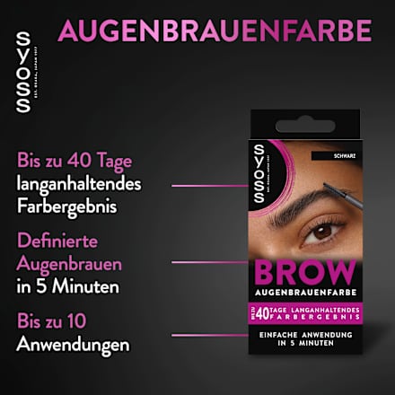 Augenbrauenfarbe Schwarz 1-1 syoss