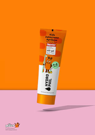 Zahncreme für Kinder Aprikose Hydrophil
