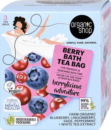 koupelové sáčky Berry organic shop