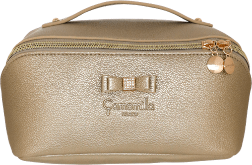 Kozmetička torbica Beauty Camille – M, zlatna Camomilla