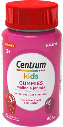 gummies s příchutí malina a jahoda Centrum kids