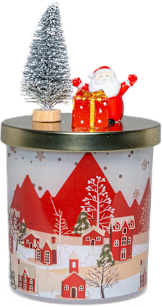 Candela natalizia con coperchio  m HOME