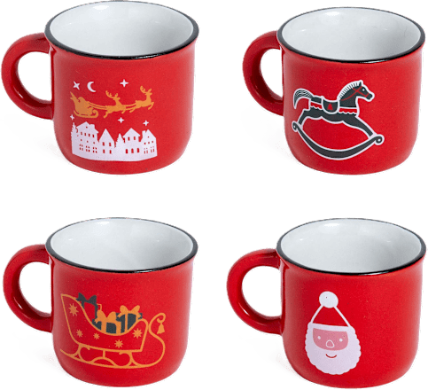 Set tazzine natalizie m HOME