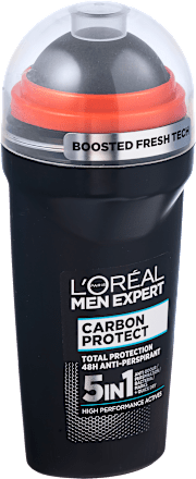 antiperspirant roll-on Carbon Protect L'ORÉAL PARiS MEN EXPERT
