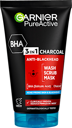 3 v 1 aktivní uhlí proti černým tečkám GARNIER SKIN NATURALS