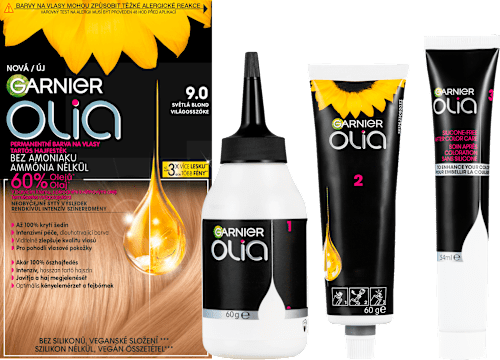 barva na vlasy světlá blond 9.0 GARNIER olia
