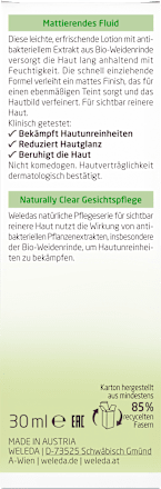 Gesichtsfluid Naturally Clear mattierend WELEDA