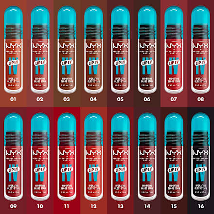 Lipgloss Lip IV Hydrating Gloss Stain 16 Grape Gushin'  NYX PROFESSIONAL MAKEUP