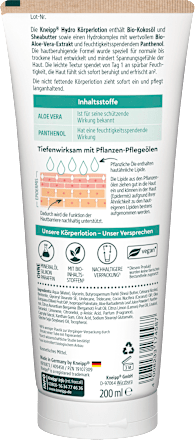 Bodylotion Hydro Aloe Vera Kneipp