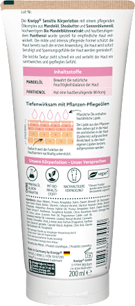 Bodylotion Sensitiv Mandelnblüten Kneipp
